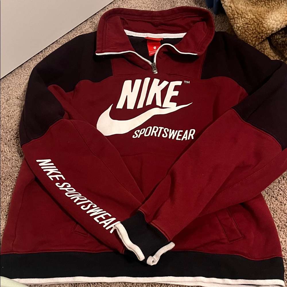 Nike quarter zip hoodie